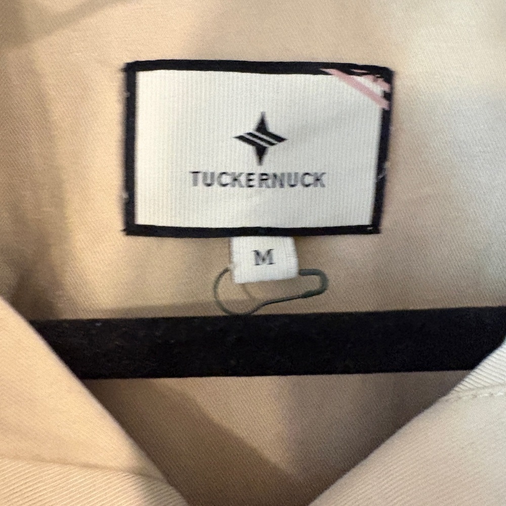 NWT Tuckernuck Belted Safari Utility Shirt Fawn – Tan –  Jacket Size Medium - Picture 5 of 14